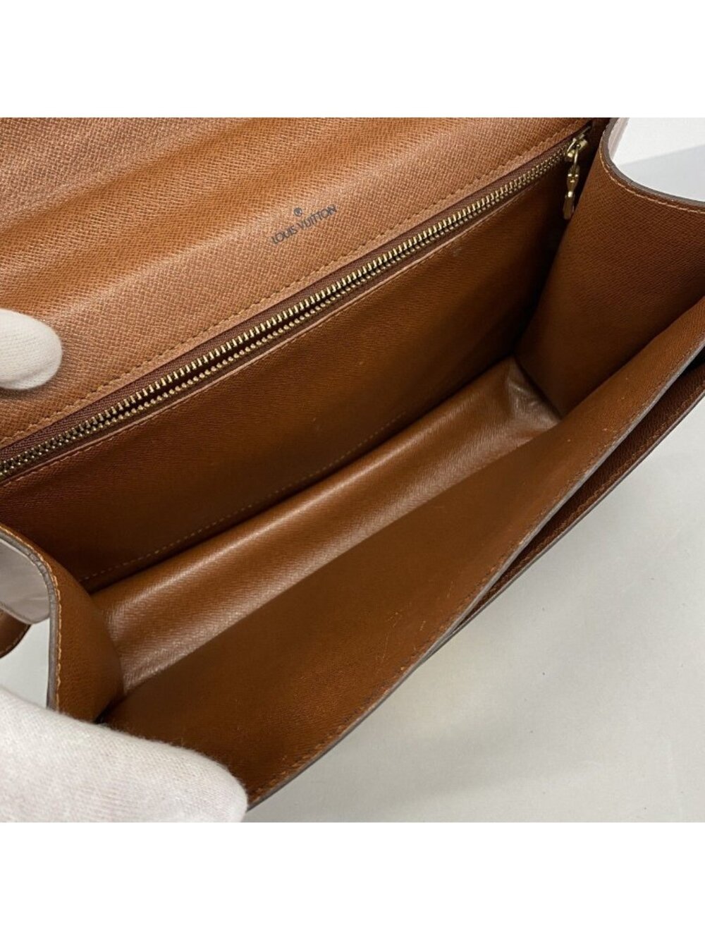 Louis Vuitton Handbag Monogram Monceau 28 Brown 2-Way Bag - Picture 4 of 10